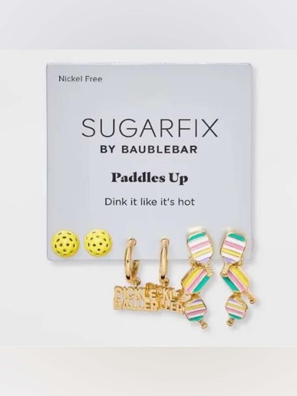 Sugarfix by BaubleBar 'Paddles Up' Mixed Earring Set